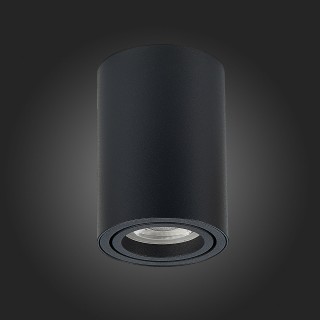 ST108.407.01 Светильник потолочный Мат. черный GU10 1*50W  D70xH100 220V Без ламп TORUS-foto6