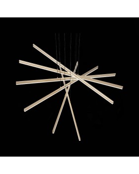 SL394.223.06 Светильник подвесной ST-Luce Матовое золото/Белый LED 6*16,6W 4000K BASONI-foto6