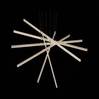 SL394.223.06 Светильник подвесной ST-Luce Матовое золото/Белый LED 6*16,6W 4000K BASONI-foto6