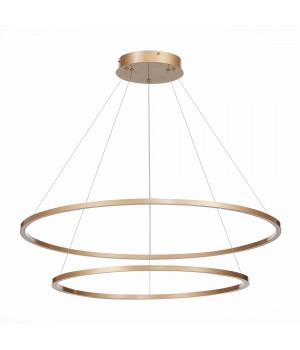 ST605.243.91 Светильник подвесной ST-Luce Золотистый/Белый LED 1*91W 4000K ST605 DOWN-foto2