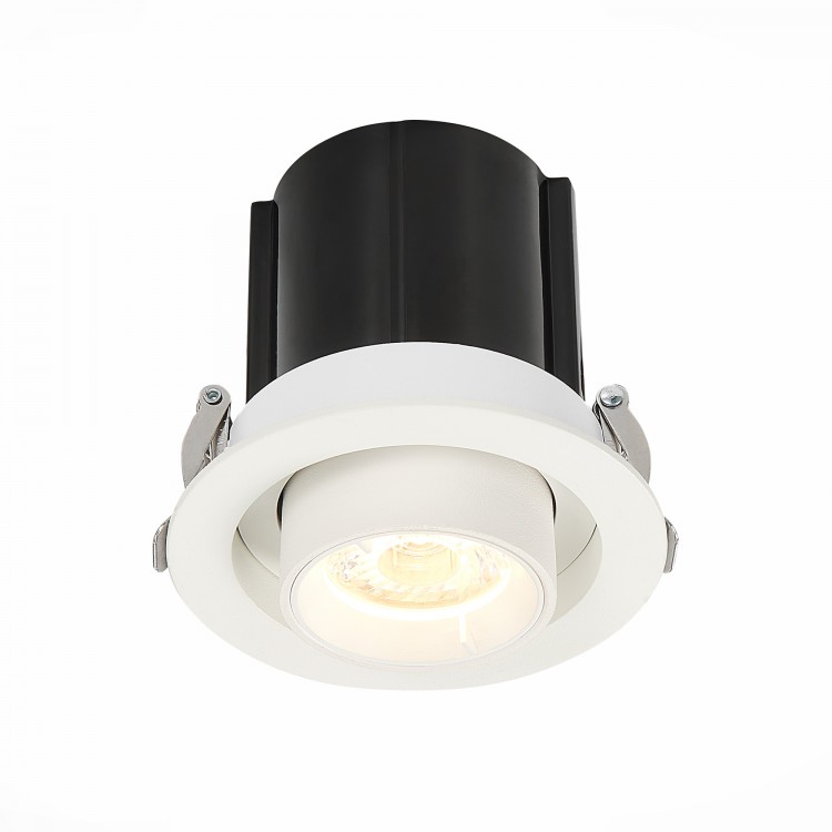 ST702.138.12 Св-к встр. Белый LED 1*12W 3000K 900Lm Ra80 24° IP20 D90xH92 180-240V ST702