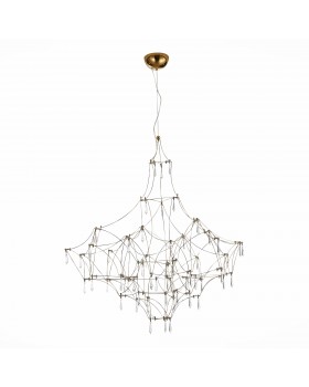 SL797.203.114 Люстра подвесная ST-Luce Золотистый, Шампань LED 114*0,45W 3000K GRAVETTA-foto2