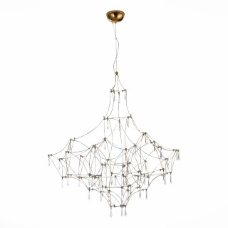 SL797.203.114 Люстра подвесная ST-Luce Золотистый, Шампань LED 114*0,45W 3000K GRAVETTA-foto2