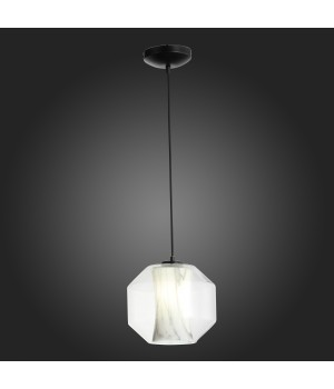 SL1169.113.01 Подвес ST-Luce Черный/Прозрачный, Белый E27 1*40W MARMO-foto7