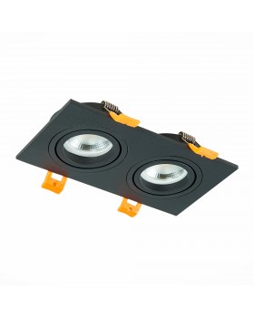 ST251.408.02 Св-к встр. Черный GU10 2*50W IP20 L170xW92xH27 220V Без ламп ST251-foto2