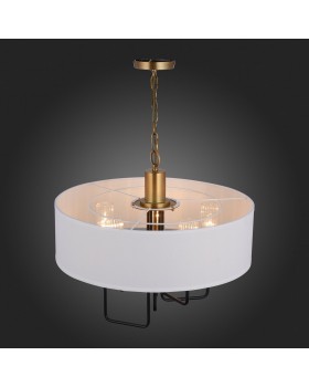 SL336.303.05 Люстра подвесная ST-Luce Коричневый, Бронза/Бежевый E14 5*60W DELAVERA-foto8