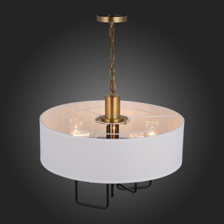 SL336.303.05 Люстра подвесная ST-Luce Коричневый, Бронза/Бежевый E14 5*60W DELAVERA-foto8