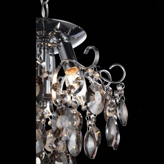 SL846.102.03 Люстра подвесная ST-Luce Темный хром/Тонированный черный E14 3*40W ORECCHINI-foto8