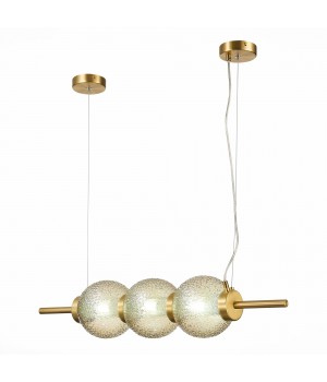 SL1155.313.03 Светильник подвесной ST-Luce Латунь/Коньячный E14 3*40W MARENA-foto11