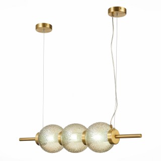 SL1155.313.03 Светильник подвесной ST-Luce Латунь/Коньячный E14 3*40W MARENA-foto11