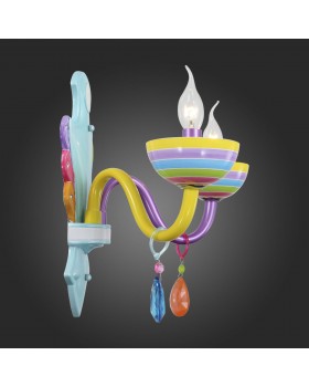 SL672.781.02 Бра ST-Luce Разноцветный/Разноцветный E14 2*40W ORNATO-foto9