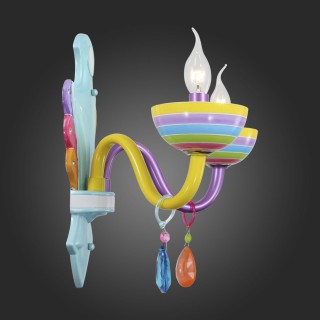 SL672.781.02 Бра ST-Luce Разноцветный/Разноцветный E14 2*40W ORNATO-foto9