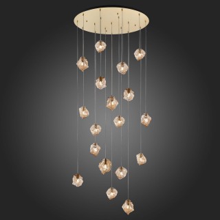 SL1175.303.18 Светильник подвесной ST-Luce латунь/янтарный E14 18*40W Portici-foto5