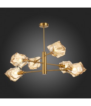 SL1175.302.06 Люстра потолочная ST-Luce латунь/янтарный E14 6*40W Portici-foto7