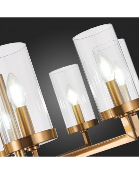 SL1171.303.08 Люстра подвесная ST-Luce Латунь/Прозрачный E14 8*40W MASINE-foto3