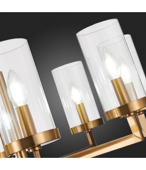 SL1171.303.08 Люстра подвесная ST-Luce Латунь/Прозрачный E14 8*40W MASINE-foto3