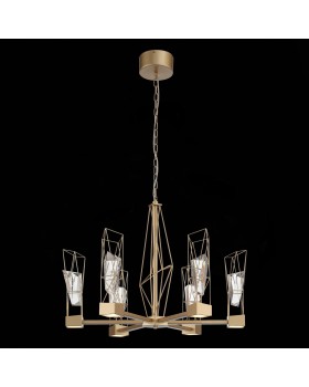 SL815.203.06 Люстра подвесная ST-Luce Матовое золото/Матовое золото, Прозрачный LED 6*8W 4000K PROGETTO-foto11