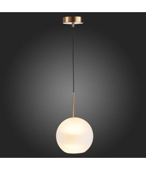 SL1133.533.01 Светильник подвесной ST-Luce Латунь/Белый E27 1*40W BOPONE-foto5