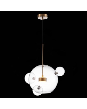 SL1133.203.01 Светильник подвесной ST-Luce Латунь/Прозрачный LED 1*14W 3000K BOPONE-foto4