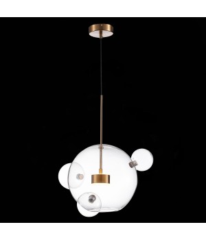 SL1133.203.01 Светильник подвесной ST-Luce Латунь/Прозрачный LED 1*14W 3000K BOPONE-foto4