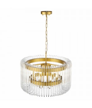 SL1228.203.06 Люстра подвесная ST-Luce Золотистый/Прозрачный E14 6*40W GROSSETO-foto5