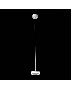 ST104.503.06 Светильник подвесной Белый LED 1*6W 3000K 468Lm Ra>80 120° IP20 D112xH184 170-240V CIAMELLA-foto4