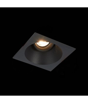 ST207.418.01 Св-к встр. Мат. черный GU10 1*50W L103xW103xH52 220V Без ламп GROSI-foto7