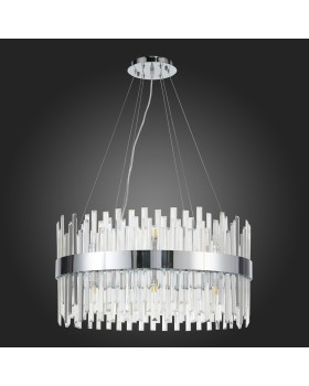 SL1160.103.18 Люстра подвесная ST-Luce Хром/Хром, Прозрачный G9 18*5W BAFO-foto6