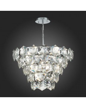 SL1631.103.09 Люстра подвесная ST-Luce Хром/Прозрачный E14 9*40W Viterbo-foto5