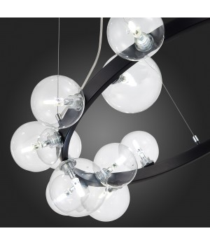 SL1165.403.15 Светильник подвесной ST-Luce Черный/Прозрачный G4 15*5W NECTON-foto12