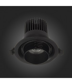ST701.448.12 Св-к встр. Zoom Черный LED 1*12W 4000K 960Lm Ra90 15°-60° IP20 D115xH95 170-240V ST701-foto9