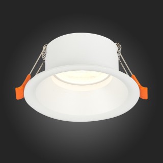 ST201.508.01 Св-к встр. Мат. белый GU10 1*50W  D89xH40 220V Без ламп NOBARRA-foto7