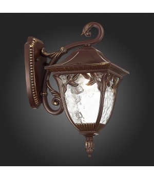 SL083.701.01 Светильник уличный настенный ST-Luce Кофейный/Кофейный, Прозрачный E27 1*60W CHIANI-foto9
