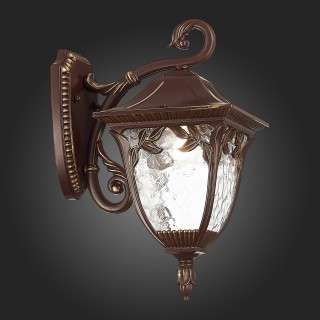 SL083.701.01 Светильник уличный настенный ST-Luce Кофейный/Кофейный, Прозрачный E27 1*60W CHIANI-foto9