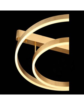 SL944.202.02 Люстра потолочная ST-Luce Анодированный золотой/Белый LED 1*34W 3000K-6000K ONZE-foto8