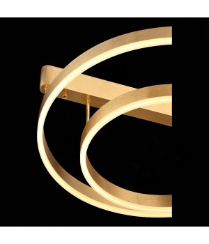 SL944.202.02 Люстра потолочная ST-Luce Анодированный золотой/Белый LED 1*34W 3000K-6000K ONZE-foto8