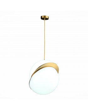 SL1164.333.01 Светильник подвесной ST-Luce Латунь/Белый E27 1*60W LAICO-foto3