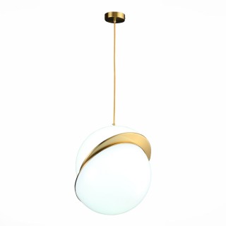 SL1164.333.01 Светильник подвесной ST-Luce Латунь/Белый E27 1*60W LAICO-foto3