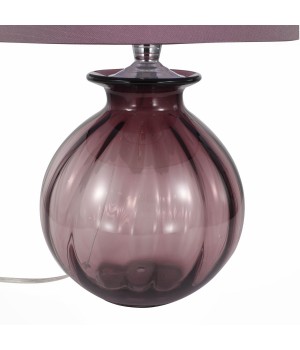 SL968.604.01 Прикроватная лампа ST-Luce Хром, Пурпурный/Пурпурный, Белый E27 1*60W (из 2-х коробок) AMPOLLA-foto2