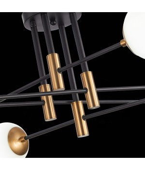 SL1203.402.08 Люстра потолочная ST-Luce Бронза,Черный/Белый E27 8*40W LIMANO-foto6
