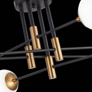 SL1203.402.08 Люстра потолочная ST-Luce Бронза,Черный/Белый E27 8*40W LIMANO-foto6