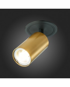 ST303.208.01 Св-к встр. Золотистый GU10 1*50W IP20 D90xH175 220V Без ламп ST303-foto9