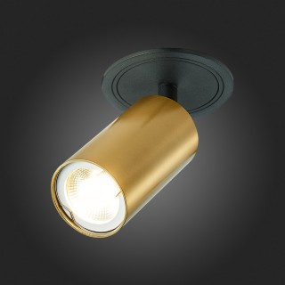 ST303.208.01 Св-к встр. Золотистый GU10 1*50W  IP20 D90xH175 220V Без ламп ST303-foto9