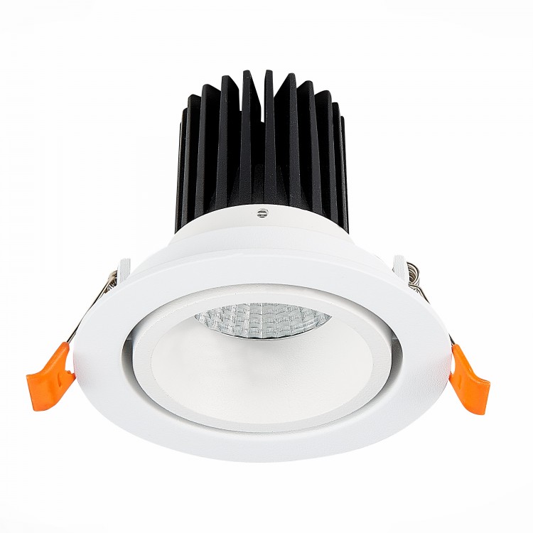 ST705.538.10 Св-к встр. Белый LED 1*10W 3000K 750Lm Ra>90 38° IP20 D102xH85 170-240V ST705