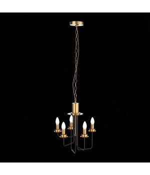 SL336.303.05 Люстра подвесная ST-Luce Коричневый, Бронза/Бежевый E14 5*60W DELAVERA-foto5