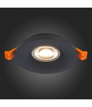 ST205.408.01 Св-к встр. Мат. черный GU10 1*50W D95xH27 220V Без ламп GERA-foto7