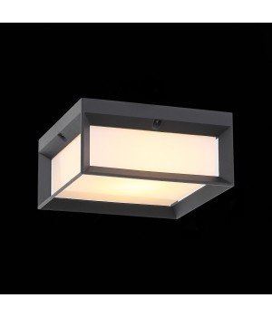 SL077.402.01 Светильник уличный потолочный ST-Luce Черный/Белый LED 1*12W 3000K CUBISTA-foto2