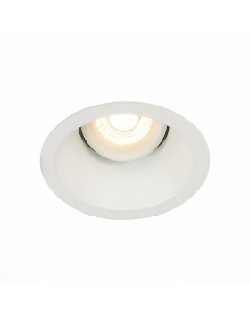 ST207.508.01 Св-к встр. Мат. белый GU10 1*50W D103xH52 220V Без ламп GROSI-foto3