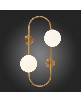 SL1149.301.02 Бра ST-Luce Латунь/Белый G9 2*5W VERA-foto5