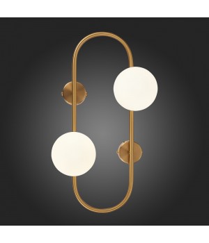 SL1149.301.02 Бра ST-Luce Латунь/Белый G9 2*5W VERA-foto5